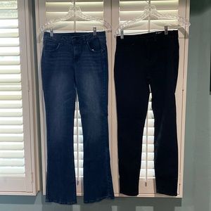 Two Pair of Skinny d.jeans…Bootcut & Straight Legged